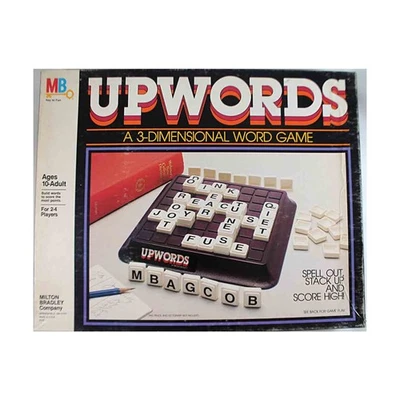 MTB Boardgame Upwords (1983 Ed) Box VG/EX - Image 1 of 2