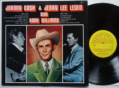 LP: Johnny Cash & Jerry Lee Lewis Sing Hank Williams (Sun – 6467 018) - Bild 1 von 2
