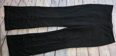 INC International Concepts Black Dress Pants Sz 10 Flat Front Wide Leg Trouser - Image 1 of 4
