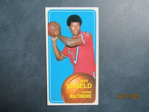 Wes Unseld - 1970-71 Topps Basketball Card No. 72 - "NICE" - Picture 1 of 4