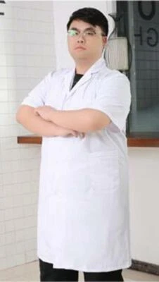 S-7XL Oversize Doctor Nurse Work Clothes Coat Medical Lab Uniform Jacket  - Image 1 of 4