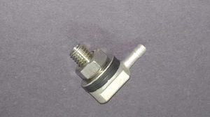 RACCORDO PORTAGOMMA 90° M10 RACCORDO DOSATORE DETERSIVO INOX - Imagen 1 de 1