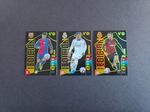SET 3 CARDS EDICION LIMITADA SOBRE PREMIUM ORO ADRENALYN LIGA 2024 2025 25 - Bild 1 von 1
