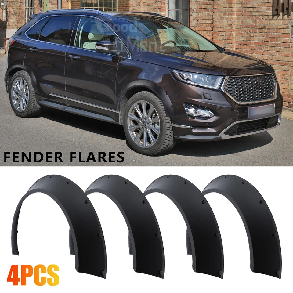 Arcos de rueda duraderos extra anchos para guardabarros flexibles carrocería ancha para Ford Edge Foto 1 de 4