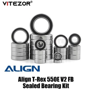 For Align T-Rex 550E V2 FB Sealed Bearing Kit - Picture 1 of 4