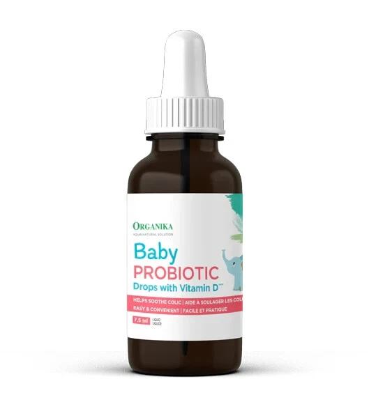 Organika Baby Probiotic Drops with Vitamin D Strong Bones Teeth 7.5ml NEW - Image 1 of 1