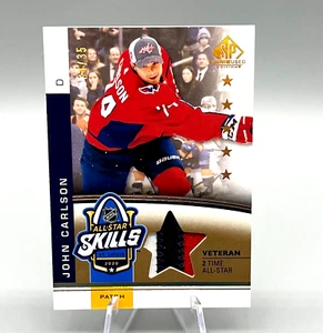 2020-21 Upper Deck SP Game Used 3-color All-Star Skills Fabrics John Carlson /35 - Picture 1 of 2