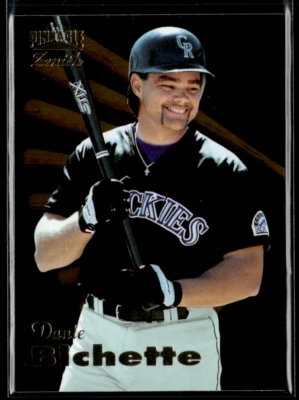 1996 Pinnacle Zenith - #13 Dante Bichette - Image 1 of 2