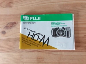 Booklet Instruction Manual - Fuji HD-M - English/Deutch/Francais/Espanol - Picture 1 of 2