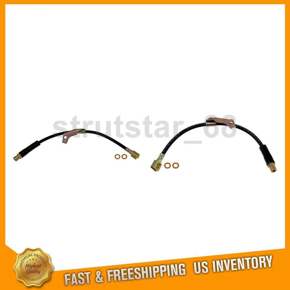 2 前刹车线制动软管适用于 2003 Saturn Vue 2004 Saturn Vue — 第 1/4 张图片