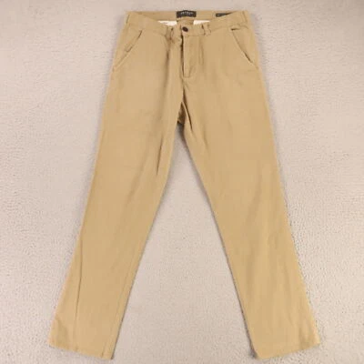 Pantalones chinos informales PacSun para hombre 30 beige algodón elástico sarga calce ajustado 30x30 Foto 1 de 4