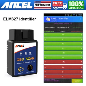 ANCEL ELM327 Bluetooth Car Diagnostic OBD2 Scanner Check Engine Code Reader Tool - Picture 1 of 12
