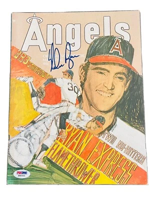 NOLAN RYAN SIGNED AUTO ANGELS PROGRAM (complete) METS ASTROS RANGERS HOF PSA DNA - Image 1 of 4