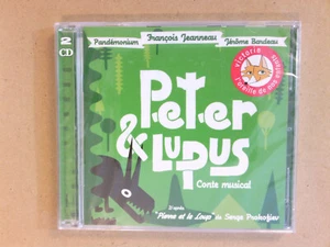 COFFRET 2 CD ENFANTS, JEUNESSE / PETER & LUPUS / CONTE MUSICAL / NEUF SOUS CELLO - Foto 1 di 2