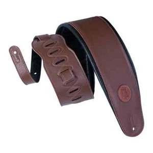 Levy's MSS2-4-BRN 4.5" Wide Garment Leather w/ Heavy Padding Bass Strap, Brown - Picture 1 of 4
