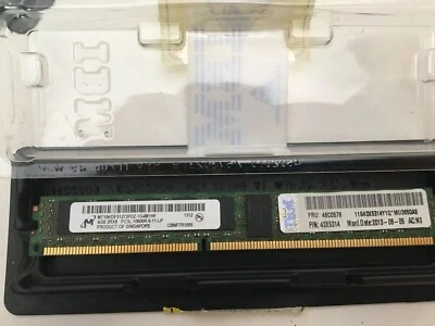 IBM Micron Low Profile 4GB (1x 4GB) DDR3-1333 ECC Server Memory Module - No Heat - Image 1 of 3
