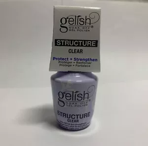 Harmony Gelish Gel Struttura UV "CLEAR" nel flacone 0,5 oz Pennello su - Foto 1 di 1