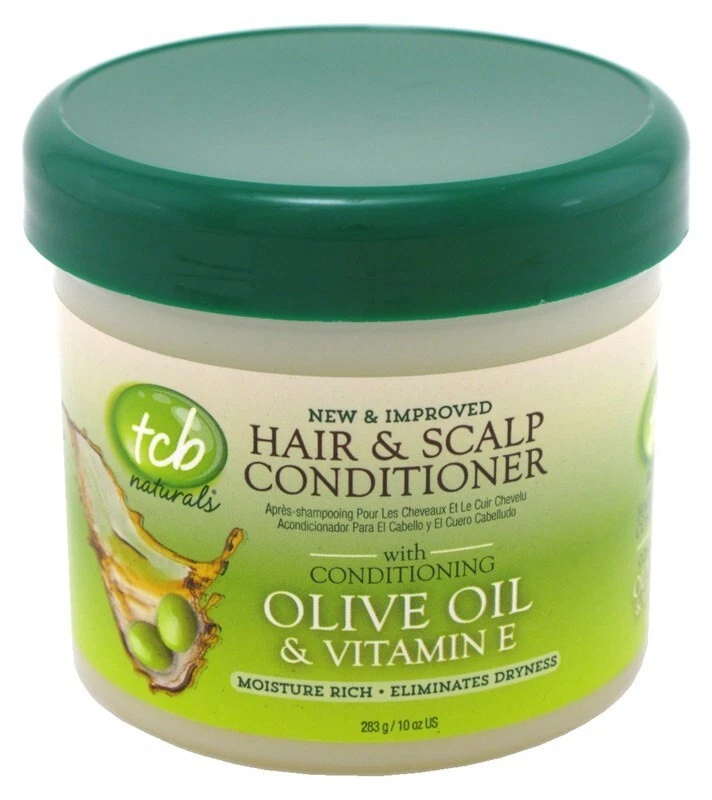 Tcb Naturals Conditioner H&S Olive Oil & Vit-E Jar 10oz - Image 1 of 4