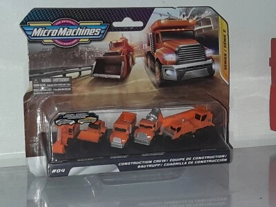 Micro Machines Bau Crew Serien 2: Satz Von 5 Fahrzeuge #4 - Bild 1 von 2
