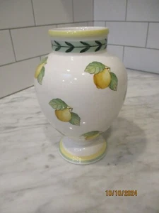 Villeroy & Boch French Garden Fleurence Vase Lemons Porcelain Luxemborg HTF - Picture 1 of 7