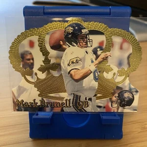 1995 PACIFIC CROWN ROYALE MARK BRUNELL #25 BLUE HOLOFOIL DIE-CUT SP JAGUARS - Picture 1 of 2