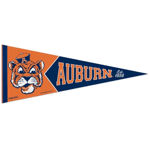 AUBURN TIGERS VAULT ROLL UP PREMIUM FELT PREMIUM PENNANT 12"x30" NEW WINCRAFT Cover