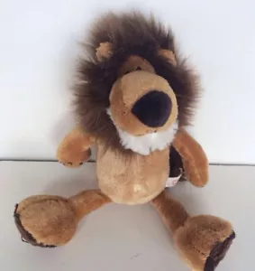 Nici Wild Friends Löwe dunkelbraune Mähne Plüschtier Kinder weiches Kuscheltier Tier - Bild 1 von 8