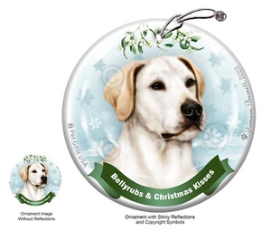 Adorno de ruinas y besos - Labrador americano blanco - Imagen 1 de 1