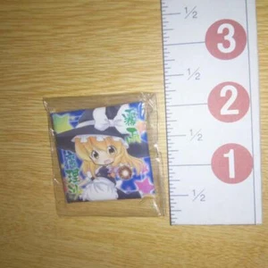 A47817 Touhou Project Square Can badge Marisa Kirisame - Picture 1 of 3
