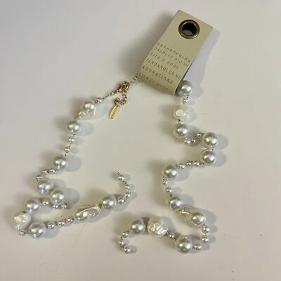 Collar de perlas barrocas Anthropology Serefina 16"-19" bisutería SOLO PIEZAS Foto 1 de 4