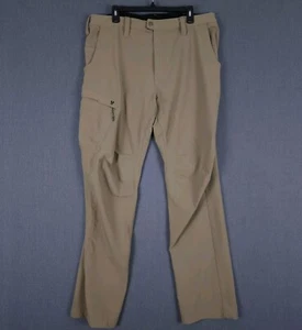 Pantalones estoicos para hombre grandes (se adapta a 36x33) beige softshell técnico senderismo Gorpcore - Imagen 1 de 15