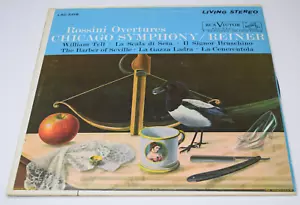 Rossini Overtures Chicago Symphony / Reiner Vinyl LP RCA Red Seal - Picture 1 of 11