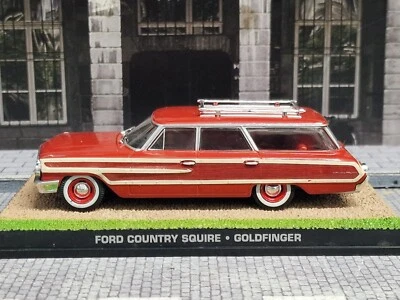 EDICOLA 1/43 - FORD COUNTRY SQUIRE STATION WAGON 1965 - JAMES BOND 007 GOLDFI - Immagine 1 di 4