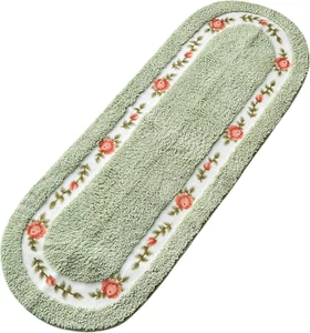 Nice Rose Flower Area Rugs for Living Room Bedroom Super Soft Bathroom Rugs Bath - Picture 1 of 7
