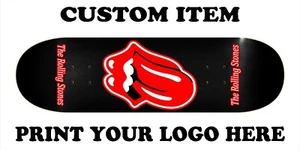 8.5x32.5 Skateboard Red Tongue RStones Premium Maple Wood High Quality Deck - Picture 1 of 3
