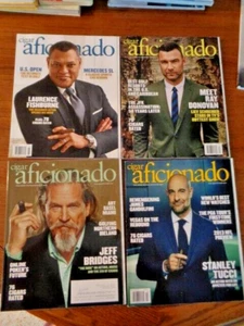 Cigar Aficionado Magazine 2013 4 Issue Lot June Aug Oct Dec Jeff Bridges - Picture 1 of 12