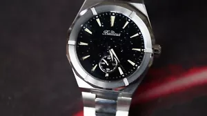 Reloj Balticus Star Dust cuarzo 37 mm segundero pequeño sub esfera M001L negro Reino Unido - Imagen 1 de 14