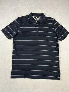 Polo Volcom uomo taglia large nera bianca a righe con colletto - Foto 1 di 11