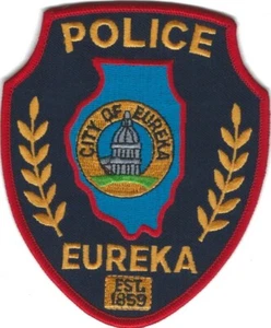 ILLINOIS - City of Eureka Police Department patch - Est. 1859 - Picture 1 of 1