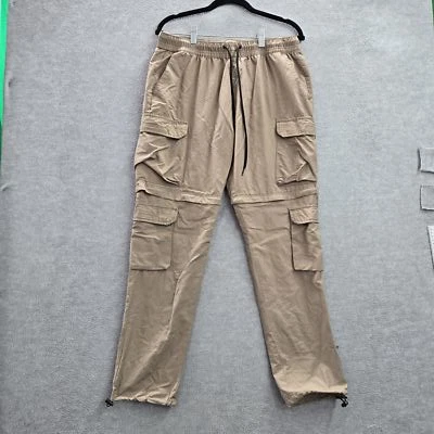 Pacsun Men Pants M Beige Nylon Convertible Cargo 28" Inseam Outdoor Hiking - Image 1 of 4