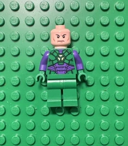 LEGO Lex Luthor Minifigure Sh459 Green & Purple Armor Justice League From 76097 - Picture 1 of 2