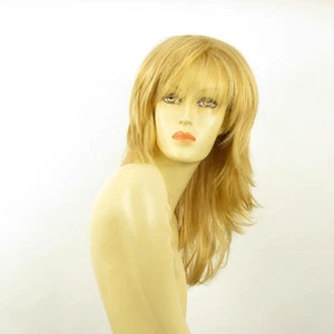 mid length wig for women light blond golden ref: NINON lg26 PERUK - Imagen 1 de 8