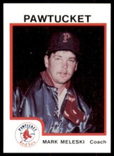 1987 ProCards Minor League Mark Meleski (B) Pawtucket Red Sox #75