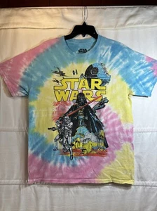 Star Wars Tie Dye Pink Storm Trooper Mad Engine Kohl’s Men’s Shirt Size Medium - Picture 1 of 12