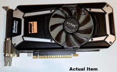 ZOTAC GeForce GTX 750 1GB GM107-300 *AS IS* For Parts of Repair - Image 1 of 4