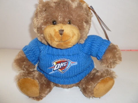 OKC Thunder Bear Plush Stuffed Animal Mascot Forever Collectibles NBA licensed Cover