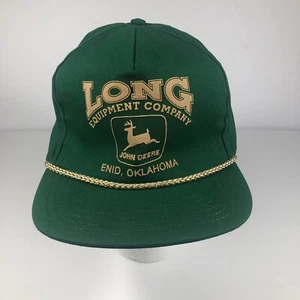 Long Equiptment Company John Deere Enid, Oklahoma grün und gelb Snapback Mütze - Bild 1 von 8