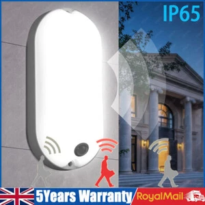 LED MOTION PIR Sensor Lights Outdoor Garden Security Wall Light Path Lamp IP65 - Picture 1 of 14