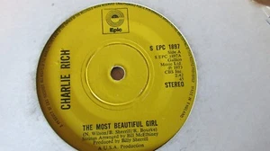 Charlie Rich The Most Beautiful Girl 7" 1973 **NEAR MINT** - Picture 1 of 1