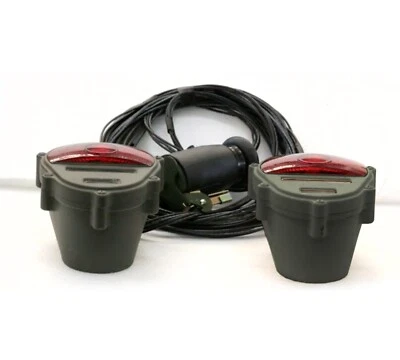 Military Truck to Civilian Trailer 24V Tail Light Kit- Plug and Play- GREEN - Image 1 of 4